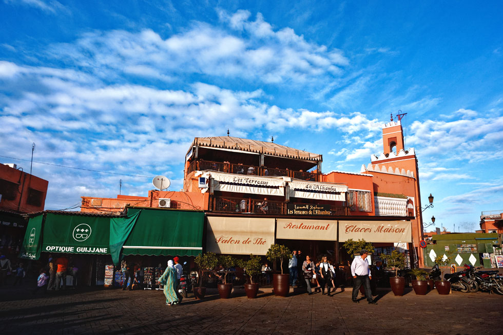 Cafe in the square